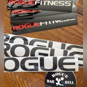 8 Rogue Fitness stickers